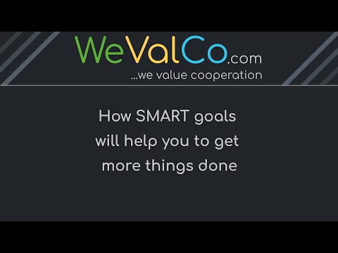 The SMART definition of your goals